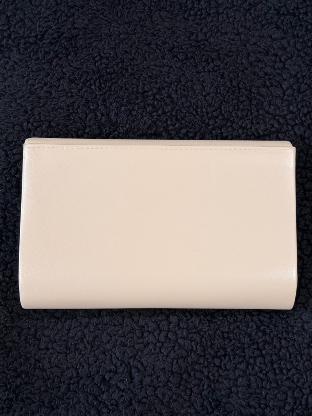 Bride Pearl Embellished Cream Clutch with Gold Chain - Picture 5 of 5